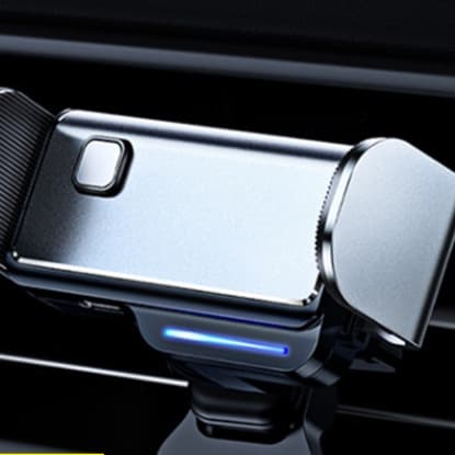 スマホホルダー　車 自動開閉式エアコン取付スマホホルダー