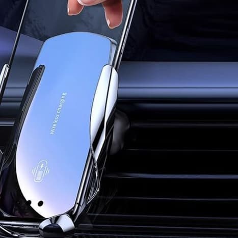 スマホホルダー　車 自動開閉式ワイヤレス充電スマートホルダー