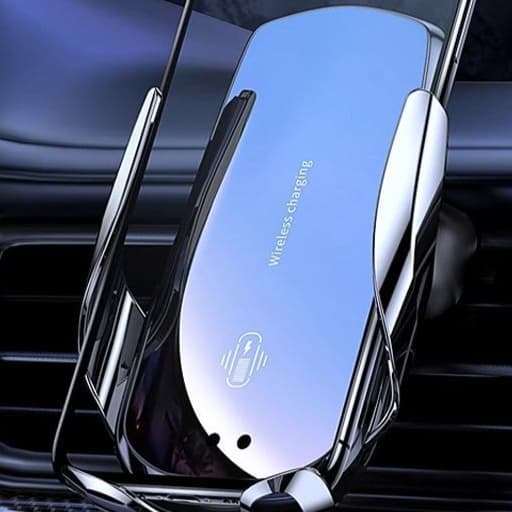 スマホホルダー　車 自動開閉式ワイヤレス充電スマートホルダー