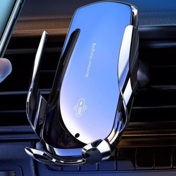 スマホホルダー　車 自動開閉式ワイヤレス充電スマートホルダー