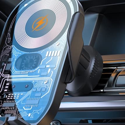 スマホホルダー　車 エアコン取付型 高速充電スマートホルダー