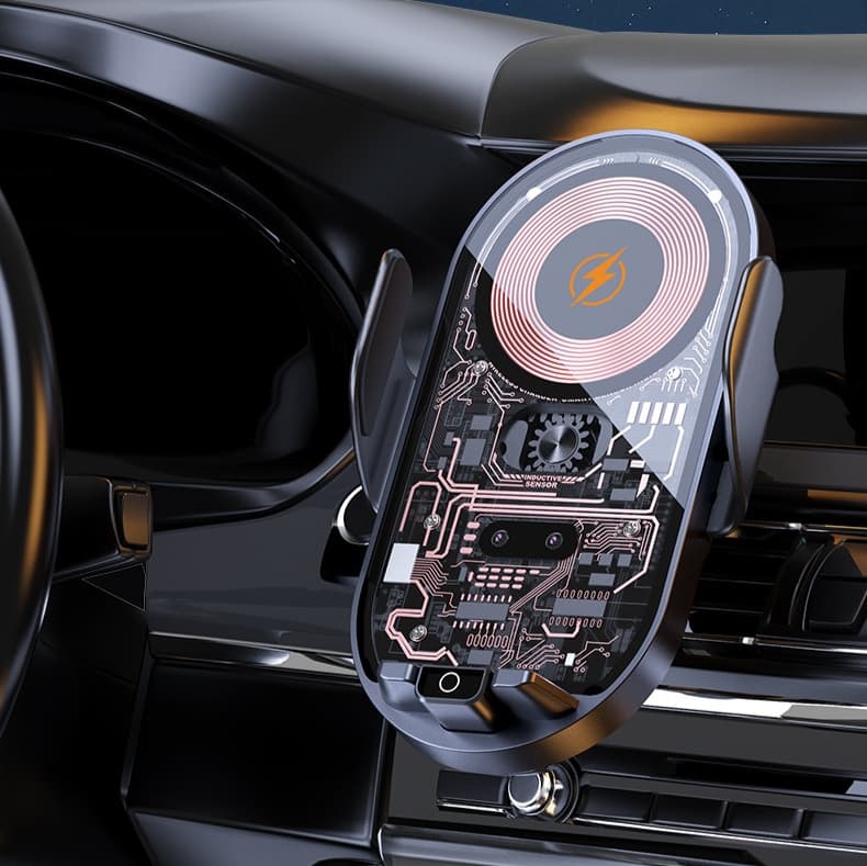 スマホホルダー　車 エアコン取付型 高速充電スマートホルダー