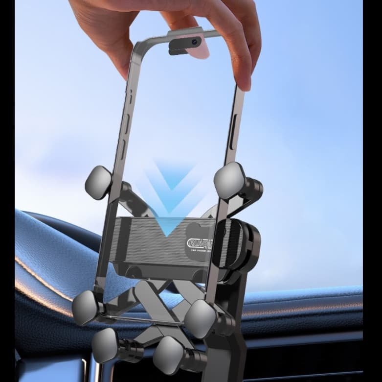 スマホホルダー　車 ミニマル重力アームスタンド