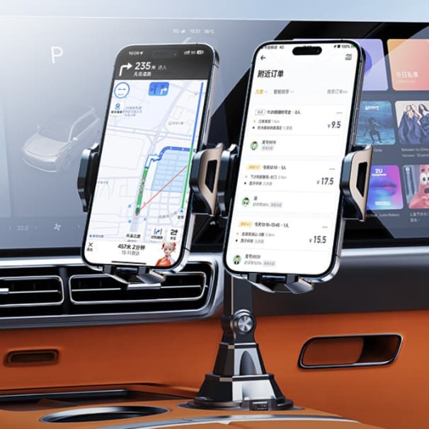 スマホホルダー　車 多機能ドリンクホルダーマウント スマホ置き
