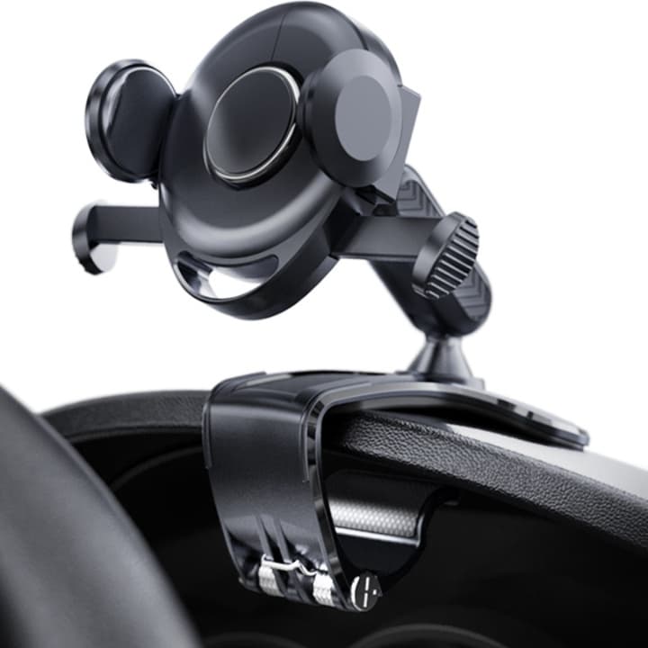 スマホホルダー　車 サンバイザー取付け携帯電話ホルダー