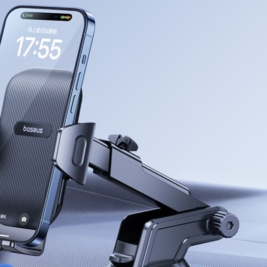 スマホホルダー　車 超強力吸着式サンバイザー用スマホホルダー