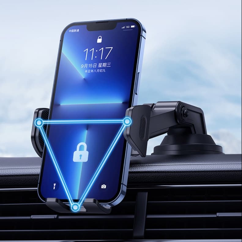 スマホホルダー　車 超強力吸着式サンバイザー用スマホホルダー