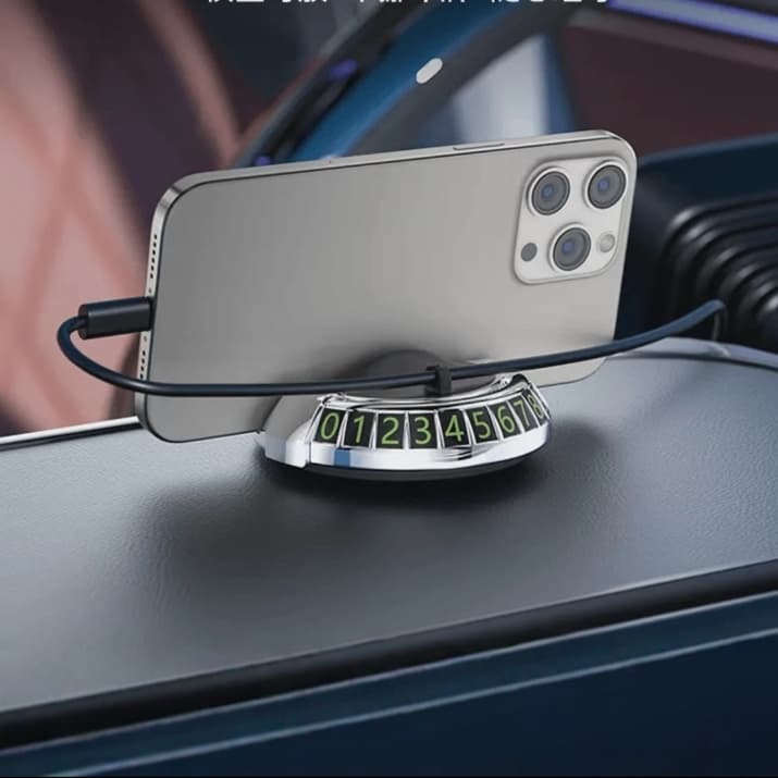 スマホホルダー　車 多機能電話置き スマート収納スタンド