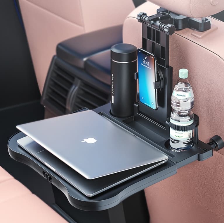 スマホホルダー　車 高級車用折り畳みテーブルフォンスタンド