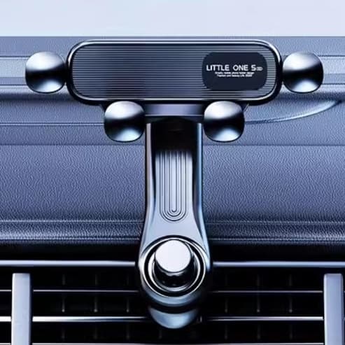 スマホホルダー　車 高級感漂う重力式スマートホルダー