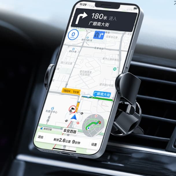 スマホホルダー　車 高機能車載スマホホルダー エアコンタイプ