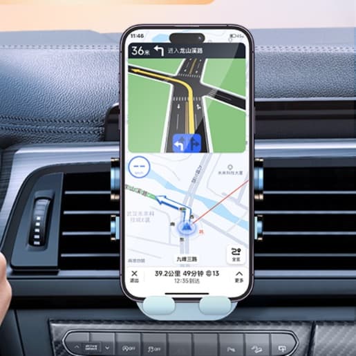 スマホホルダー　車 重力感知式取付らくらくスマホホルダー