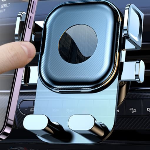 スマホホルダー　車 重力感知式取付らくらくスマホホルダー