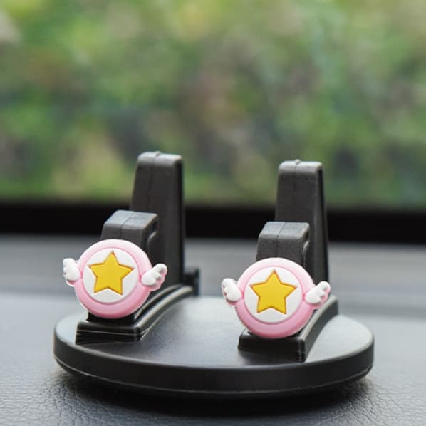 スマホホルダー　車 かわいい動物フィギュアスマートフォンスタンド