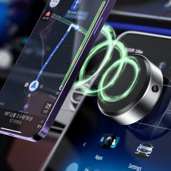 スマホホルダー　車 次世代型真空吸着スマートフォンスタンド
