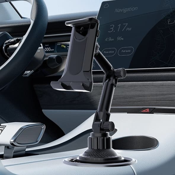 スマホホルダー　車 多機能伸縮式カップ取付けスマホスタンド