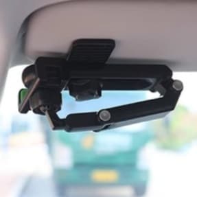スマホホルダー　車 サンバイザー取付型 伸縮自在スマホホルダー