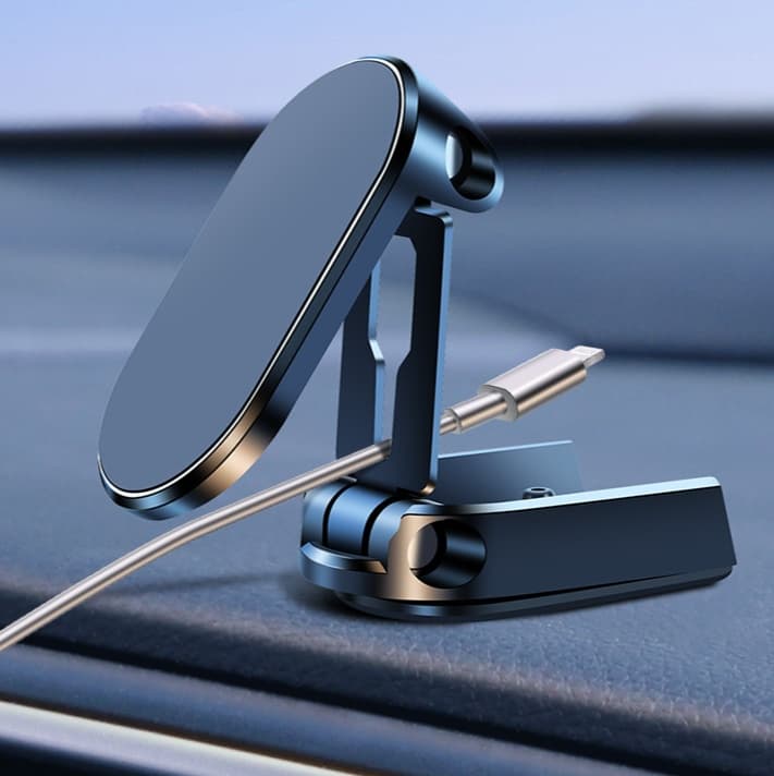 スマホホルダー　車 折りたたみ式 万能スマートフォン取付スタンド