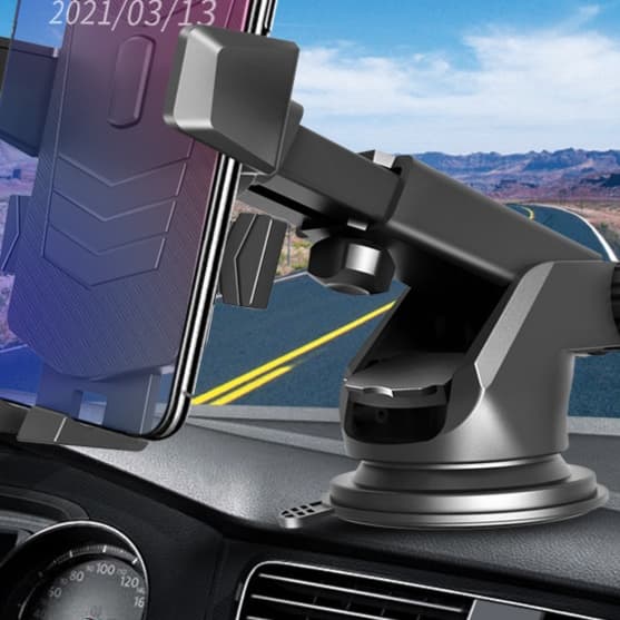 スマホホルダー　車 高機能伸縮式ダッシュボード取付スマホホルダー