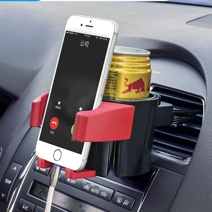 車 スマホホルダー 多機能車載用携帯電話立て兼飲み物置き