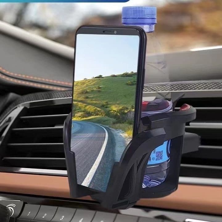 車 スマホホルダー 車載端末固定器具飲料置き対応