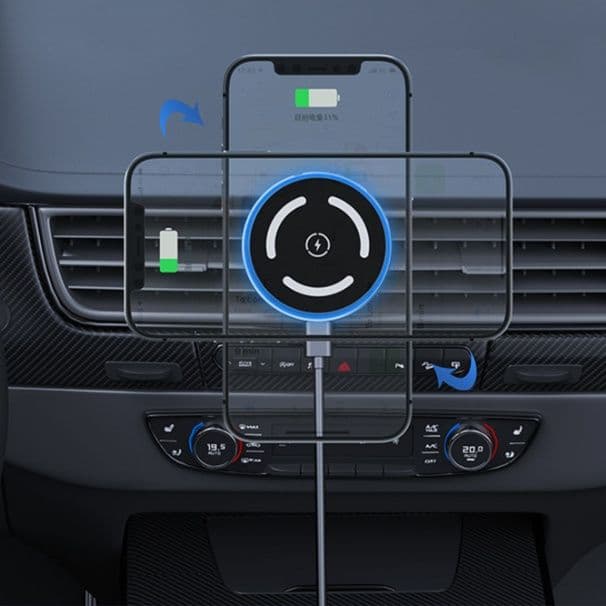 車 スマホホルダー 無線充電対応車載用携帯電話固定台