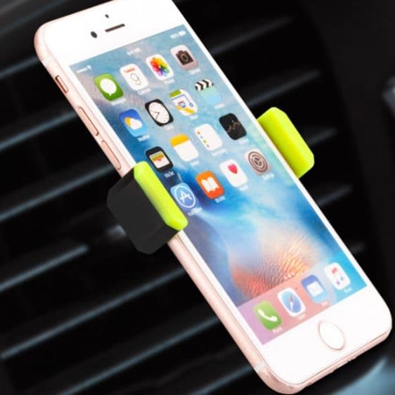車 スマホホルダー エアコン吹き出し口用調整式携帯電話固定具
