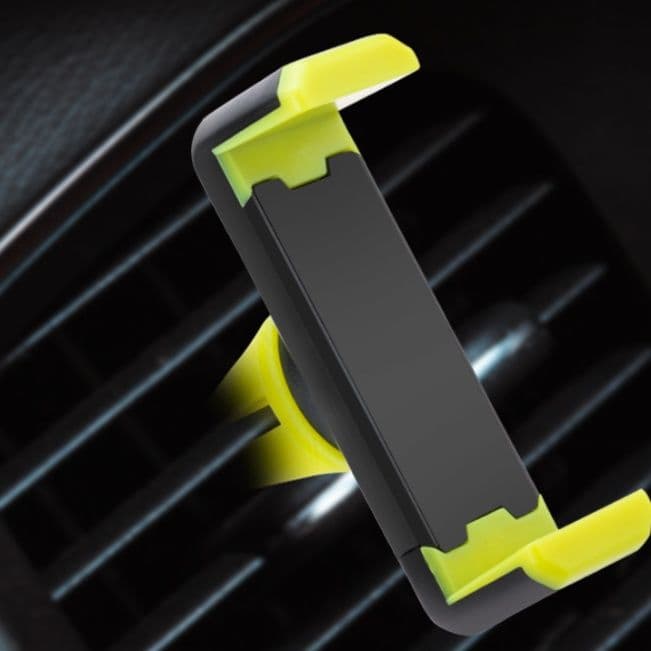 車 スマホホルダー エアコン吹き出し口用調整式携帯電話固定具