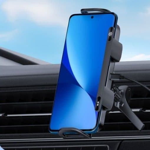 車 スマホホルダー 360度回転式冷却ファン付車載携帯電話固定台