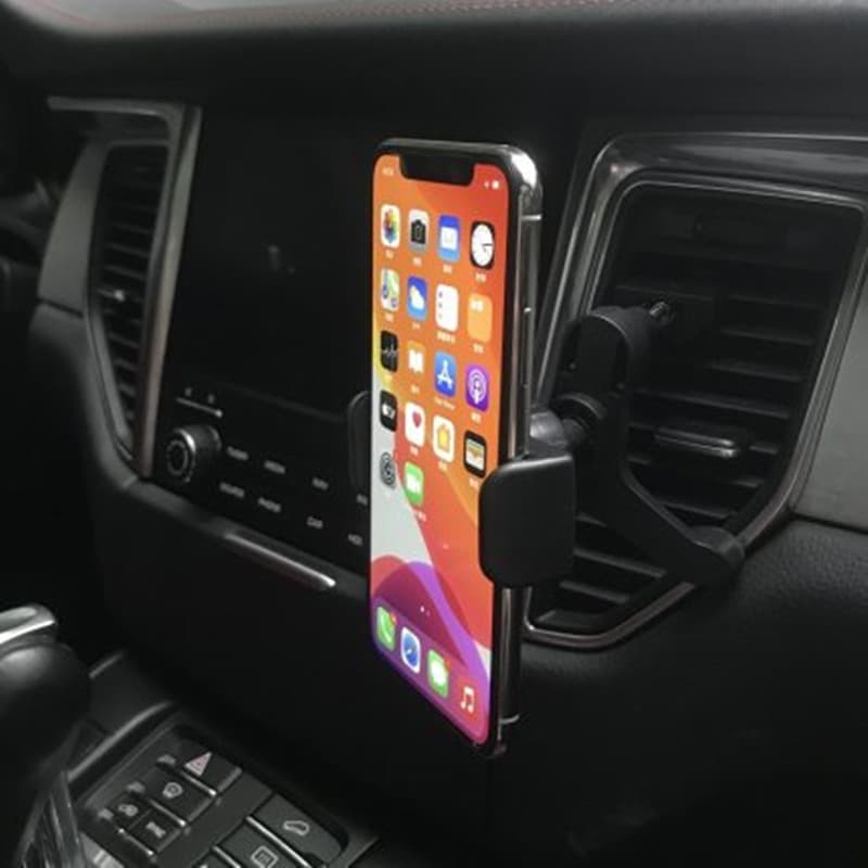 スマホホルダー　車 高級感溢れる伸縮式エアコン取付スマホスタンド