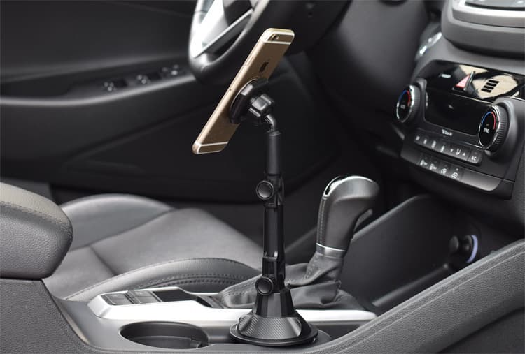 スマホホルダー　車 ドリンクホルダー設置型アームスタンド