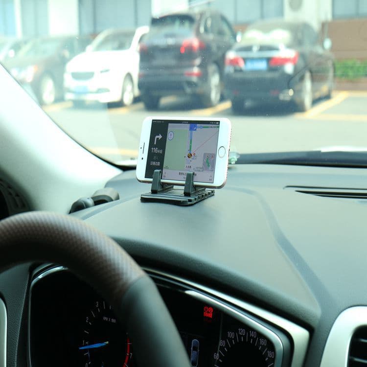 車 スマホホルダー 滑り止めマット付き車載携帯電話立て台