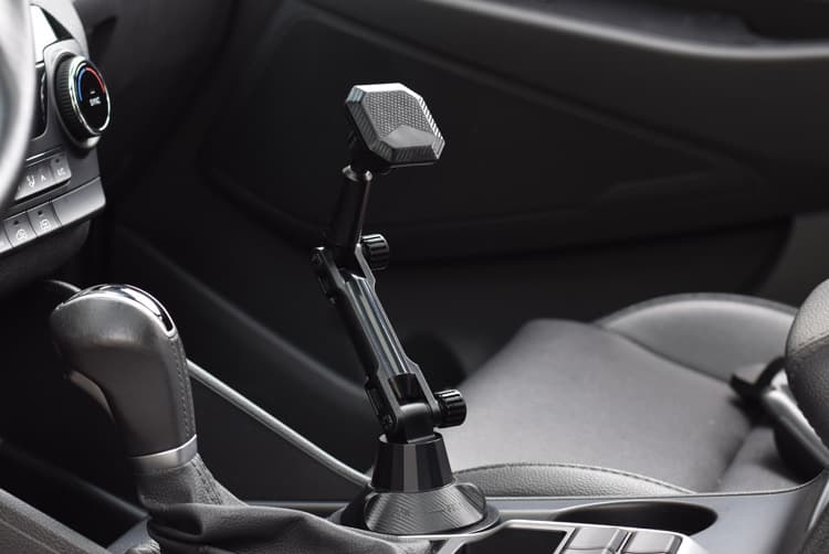 スマホホルダー　車 ドリンクホルダー設置型アームスタンド