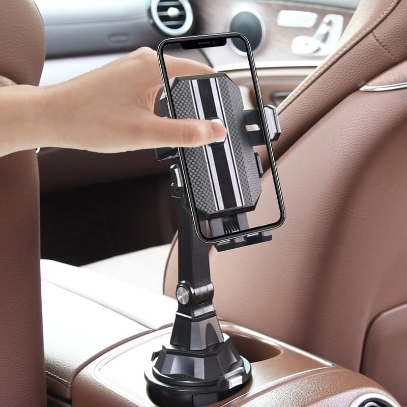 スマホホルダー　車 多関節式 ドリンクホルダー固定スマホスタンド