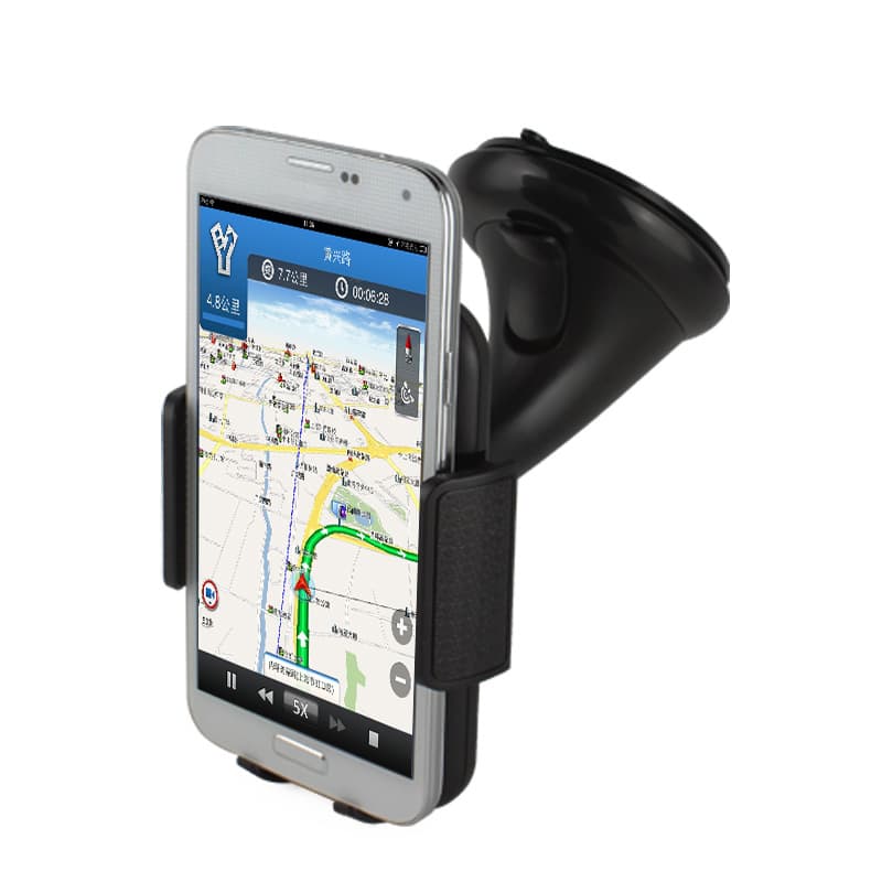 車 スマホホルダー 三百六十度回転式吸盤固定車載端末保持具