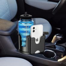 スマホホルダー　車 伸縮自在ドリンクスマホスタンド