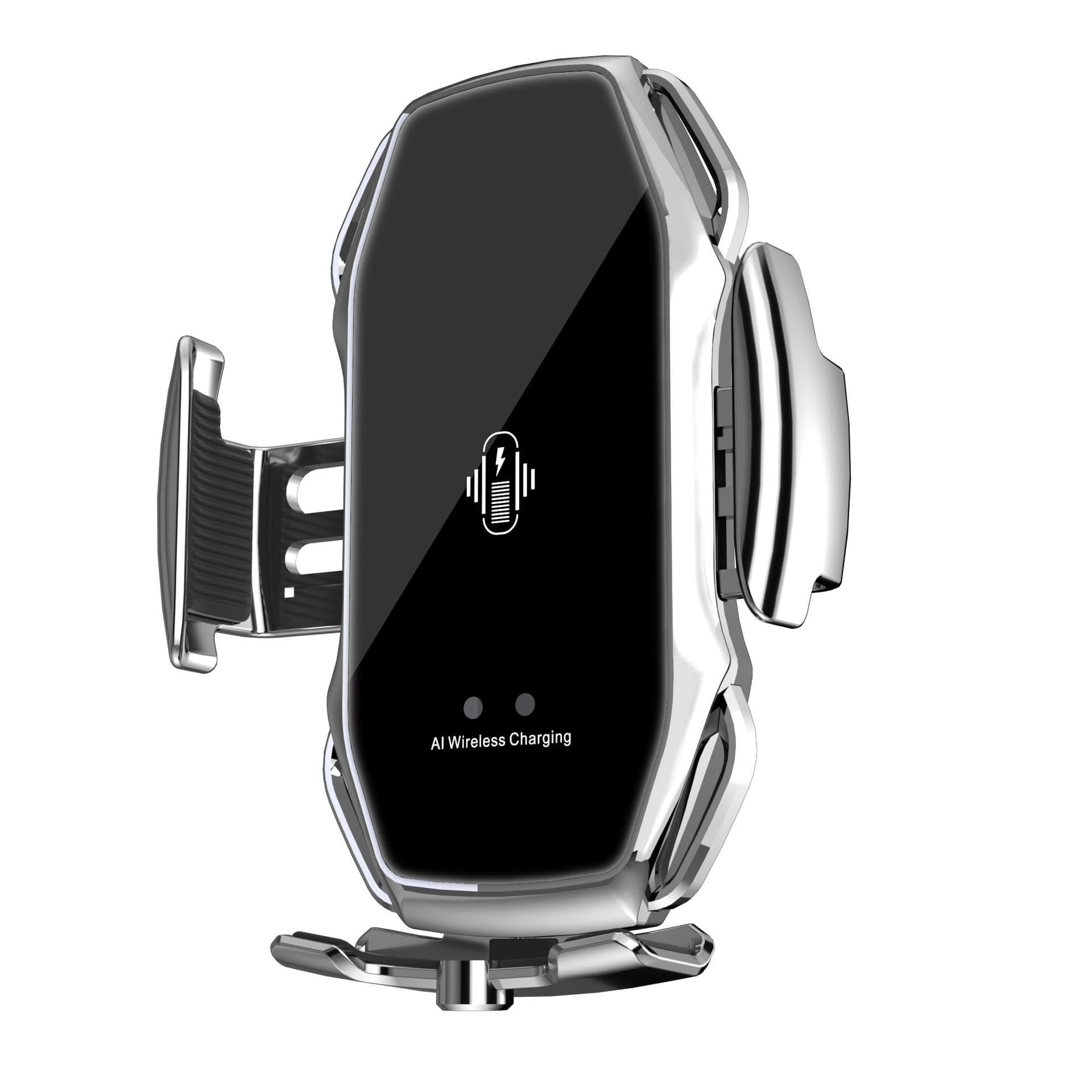 スマホホルダー　車 スマート自動開閉ワイヤレス充電ホルダー