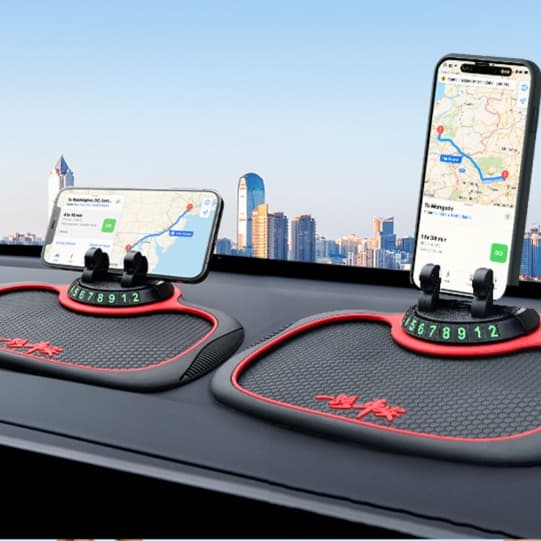 スマホホルダー 車 多機能マグネット式ダッシュボード携帯スタンド