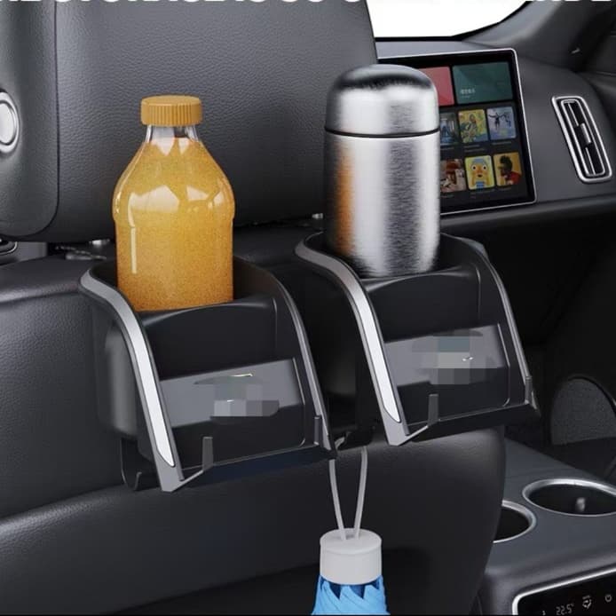 スマホホルダー 車 多機能スマート収納ヘッドレストハンガー