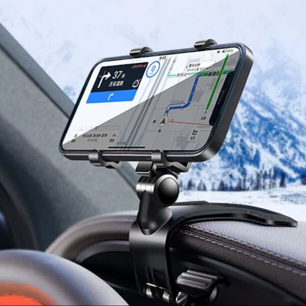 スマホホルダー 車 運転中も見やすい 多機能ダッシュボードホルダー