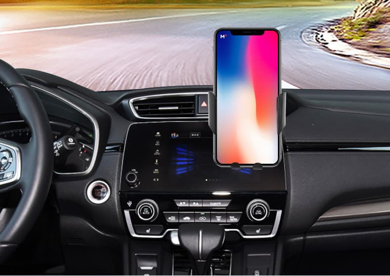 スマホホルダー 車 三角支持 重力式スマホホルダー